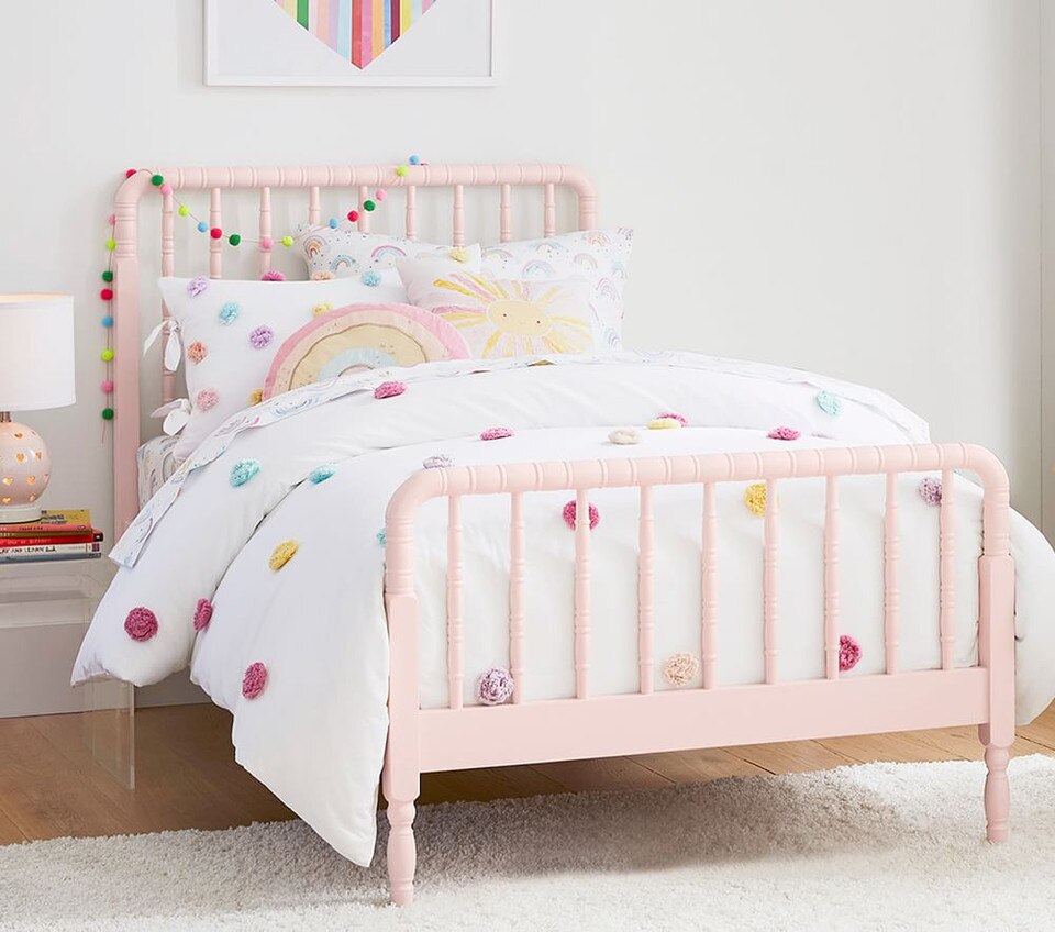 Zoey PomPom Duvet Cover & Shams Pottery Barn Kids Australia